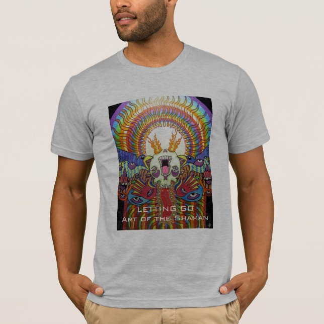 Att låta går ~-konst av shamanen t-shirt (Framsida)