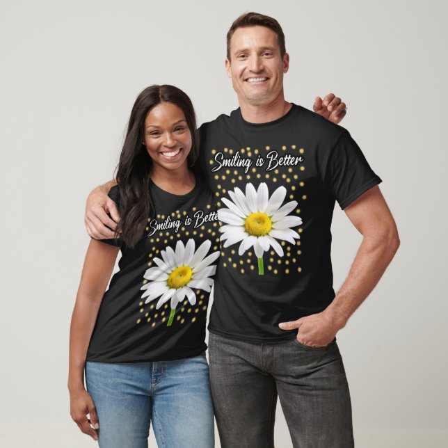 Att le är bättre t shirt (Unisex)