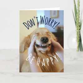 Att le Golden Retriever Hund, oroa dig inte för at Kort