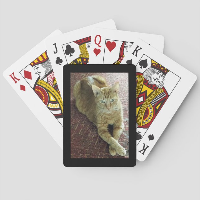 Att leka cards "Tigger" katten Casinokort (Baksidan)