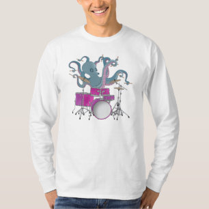 Att leka för bläckfisk trummar - skjortan t-shirt