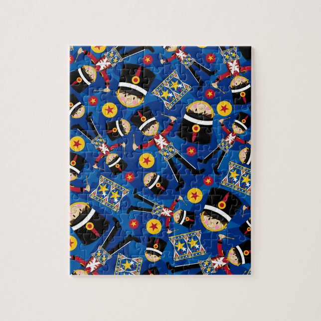 Att leka för nötknäpparesoldat trummar pussel (Vertikal)