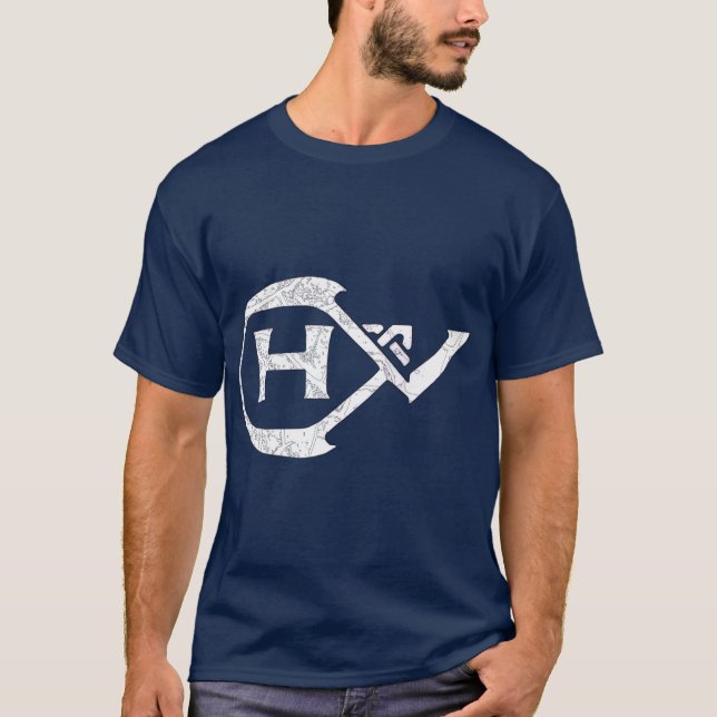 Att leka med en viking från Chach Industry Clothin T Shirt (Framsida)
