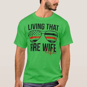 Att leva den där brandkampens livstids lättaste br t shirt