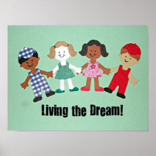 Att leva drömmen! poster