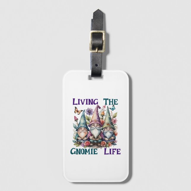 Att leva i Gnome Life Bagagebricka (Framsida vertikal)