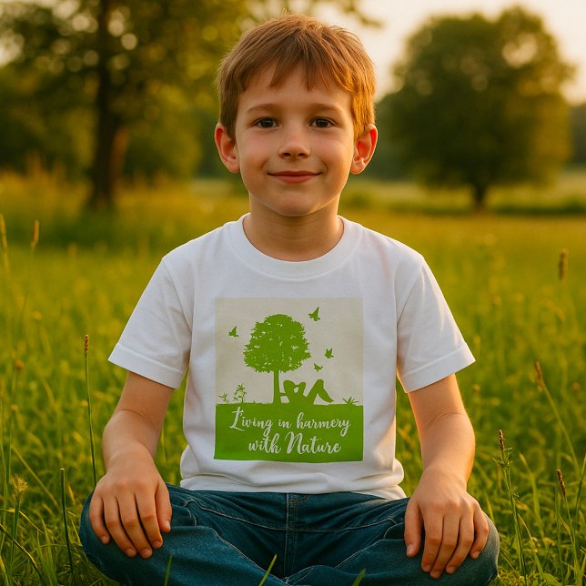 Att leva i harmoni med naturen t shirt (Skapare uppladdad)