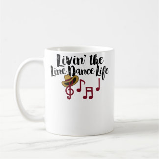 Att Leva Linjedanslivet Country Linjedans Kaffemugg