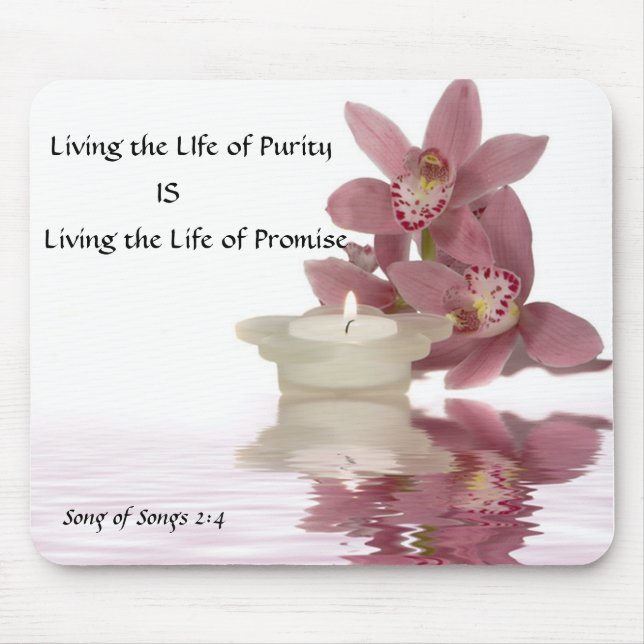 Att leva Purity Mousepads liv. Musmatta (Framsidan)
