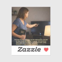 Att leva troget är nog klistermärken