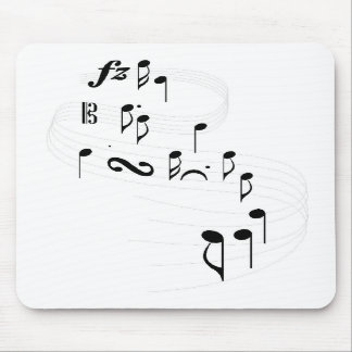 Att linda bemannar och noterar Mousepad Musmatta