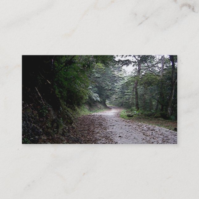 Att linda till och med liv/inspirera landskap visitkort (Framsida)