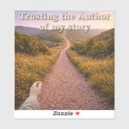 Att lita på författaren klistermärken