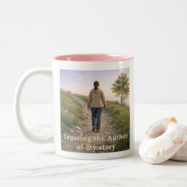 Att lita på författaren Två-Tonad mugg
