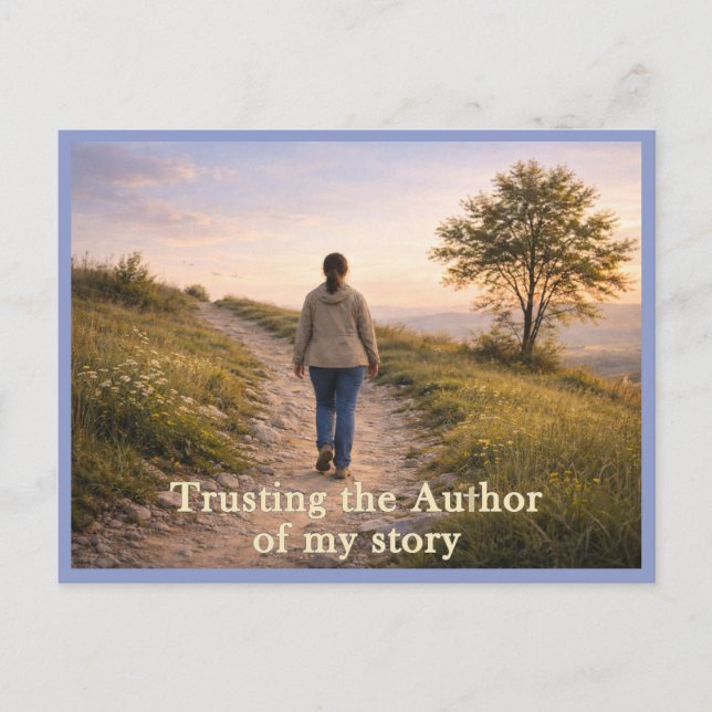 Att lita på författaren vykort (Framsida)