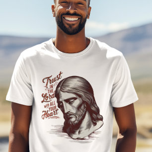 Att lita på Jesus med hela ditt hjärta T Shirt