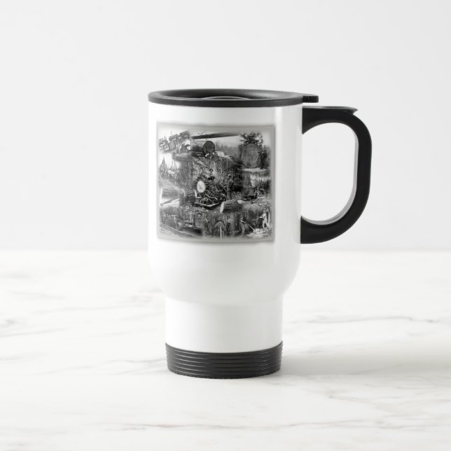 Att logga reser kaffemuggen resemugg (Höger)