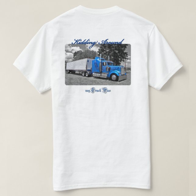 Att lura runt om (tomt bekläda), tröja (Design baksida)