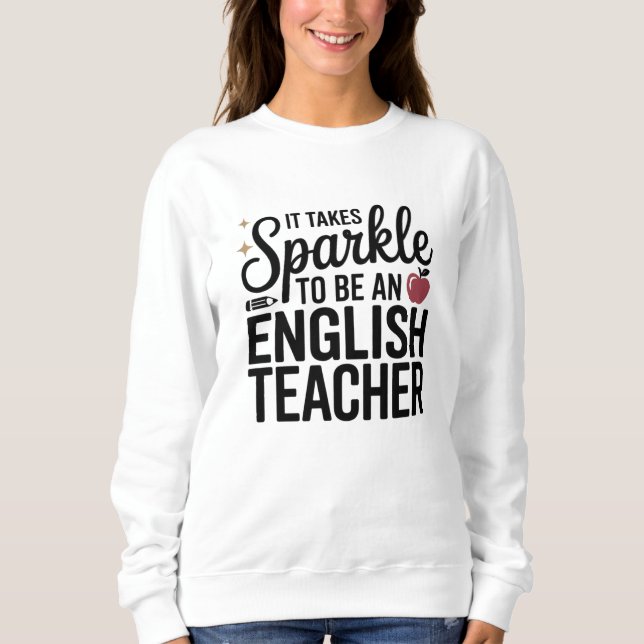 Att lysa upp som engelsklärare t shirt (Framsida)
