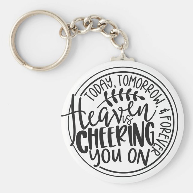 Att lyssna är att behärska dig i nyckelkedjan nyckelring (Framsidan)