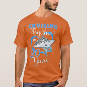 Att marschera tillsammans i 20 år Bröllop T Shirt