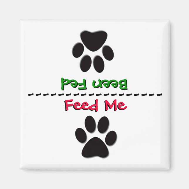 Att Mata eller inte Mata Magnet (Framsidan)