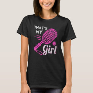 Att min Rosa Squash Racquetball Sports T Shirt