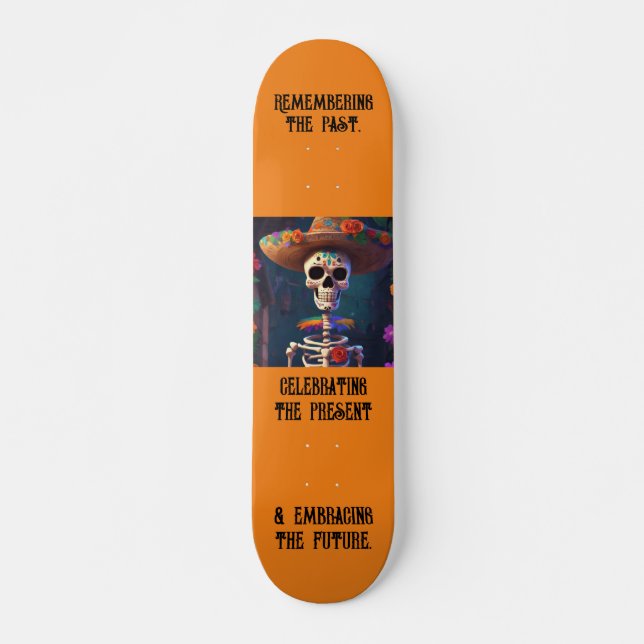 Att minnas det förflutna… mini skateboard bräda 18,5 cm (Framsida)