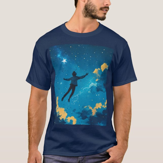 Att nå stjärnorna t shirt (Framsida)