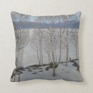 Att närma sig av våren, 1903 (olja på kanfas) kudde