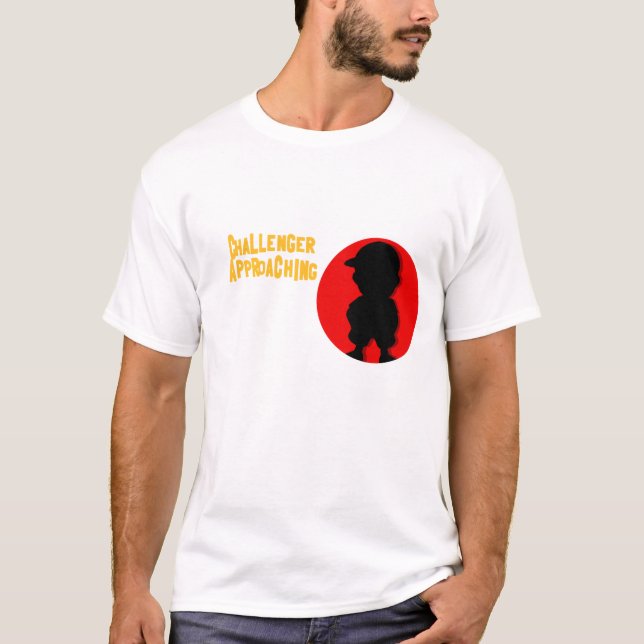 Att närma sig för utmanare t-shirt (Framsida)