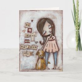 Att ne räcker - hälsningkortet tack kort