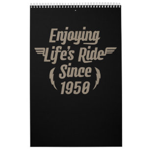 Att njuta av livets Ride-gåva för motorcykel Älska Kalender