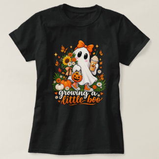Att odla en liten Boo Söt Halloween-spöke Höst T Shirt