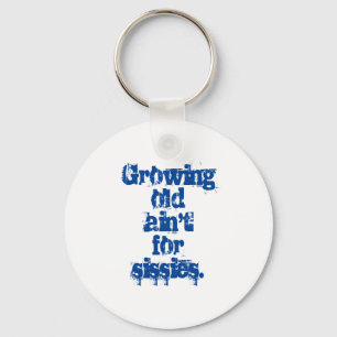 Att odla gammal Ain för Sissies Blue Brev Nyckelring