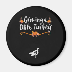 Att odla lite Turkiet Cute Gravid Newborn Magnet