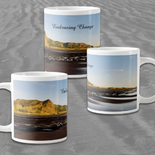 Att omfamna förändring West Auckland Sunset Beach  Jumbo Mugg
