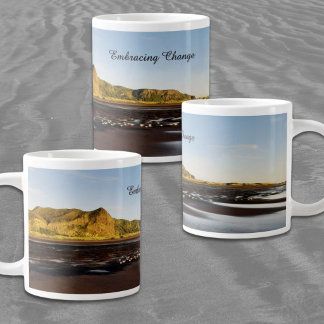 Att omfamna förändring West Auckland Sunset Beach Jumbo Mugg