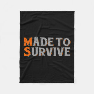 Att Överleva Många Sclerosis Awareness 1 Fleecefilt