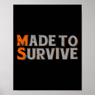 Att Överleva Många Sclerosis Awareness 1 Poster