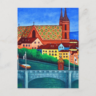 Att påminna om Basel av Lisa Lorenz Postcard Vykort