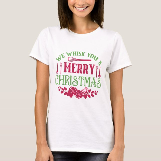 Att piska en God jul ger T-Shirt (Framsida)
