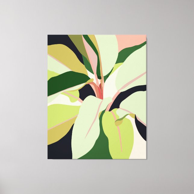 Att plantera en Garden är att tro på i morgon Canvastryck (Framsida)