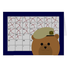 Att räkna besegrar till att se dig igen - hälsningskort