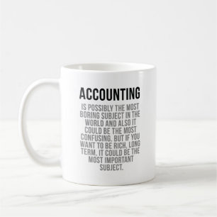 Att redogöra är eventuellt det mest tråkiga kaffemugg