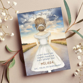 Att resa från miss till mrs Bridesmaid Frieri