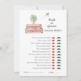 Att resa miss till Mrs. Gissa vem som spelar Showe Inbjudningar