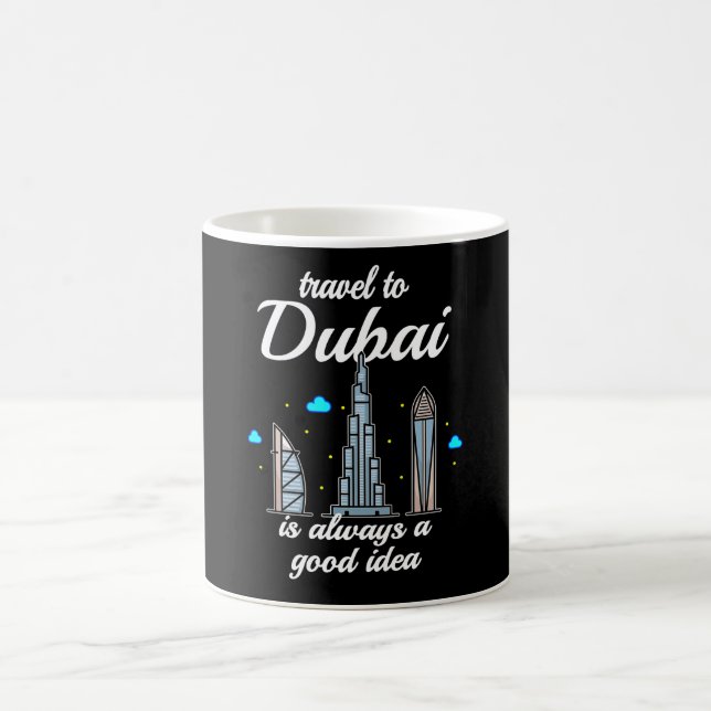 Att resa till Dubai är alltid en Bra idé Kaffemugg (Center)