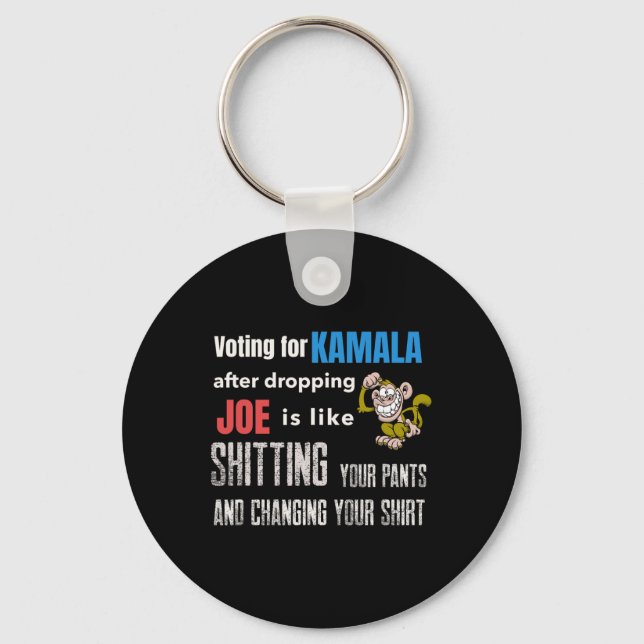 Att rösta på Kamala efter att ha dumpat Joe är som Nyckelring (Framsida)