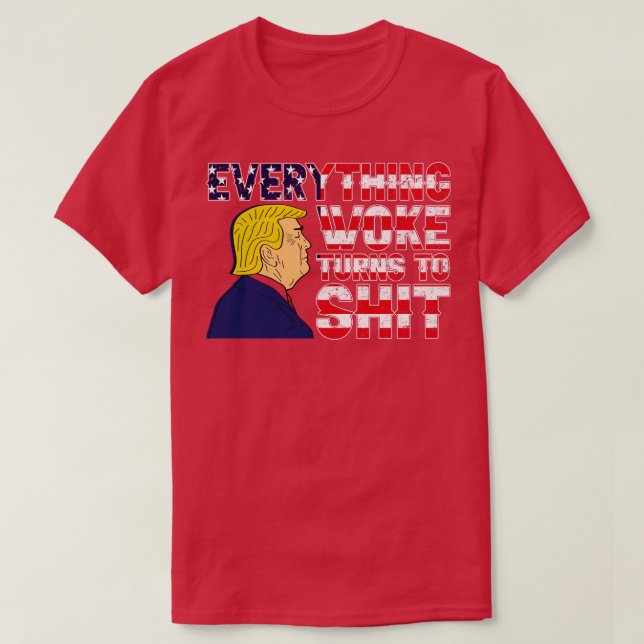 Att säga allt som svänger till Politiskt humor T Shirt (Design framsida)